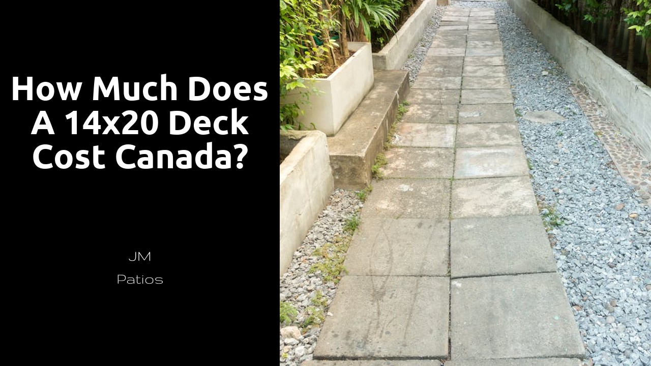 How much does a 14x20 deck cost Canada?